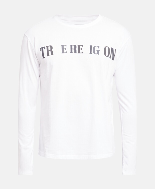 

Топ с длинными рукавами True Religion, белый