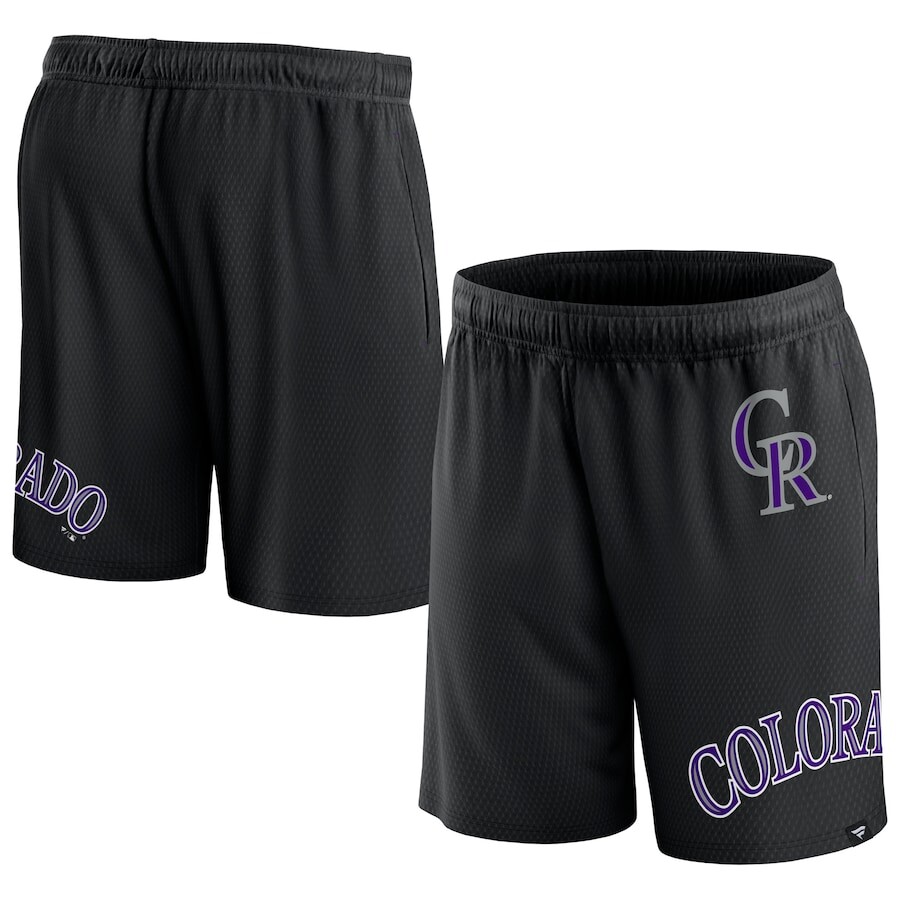 

Шорты Fanatics Branded Colorado Rockies, черный