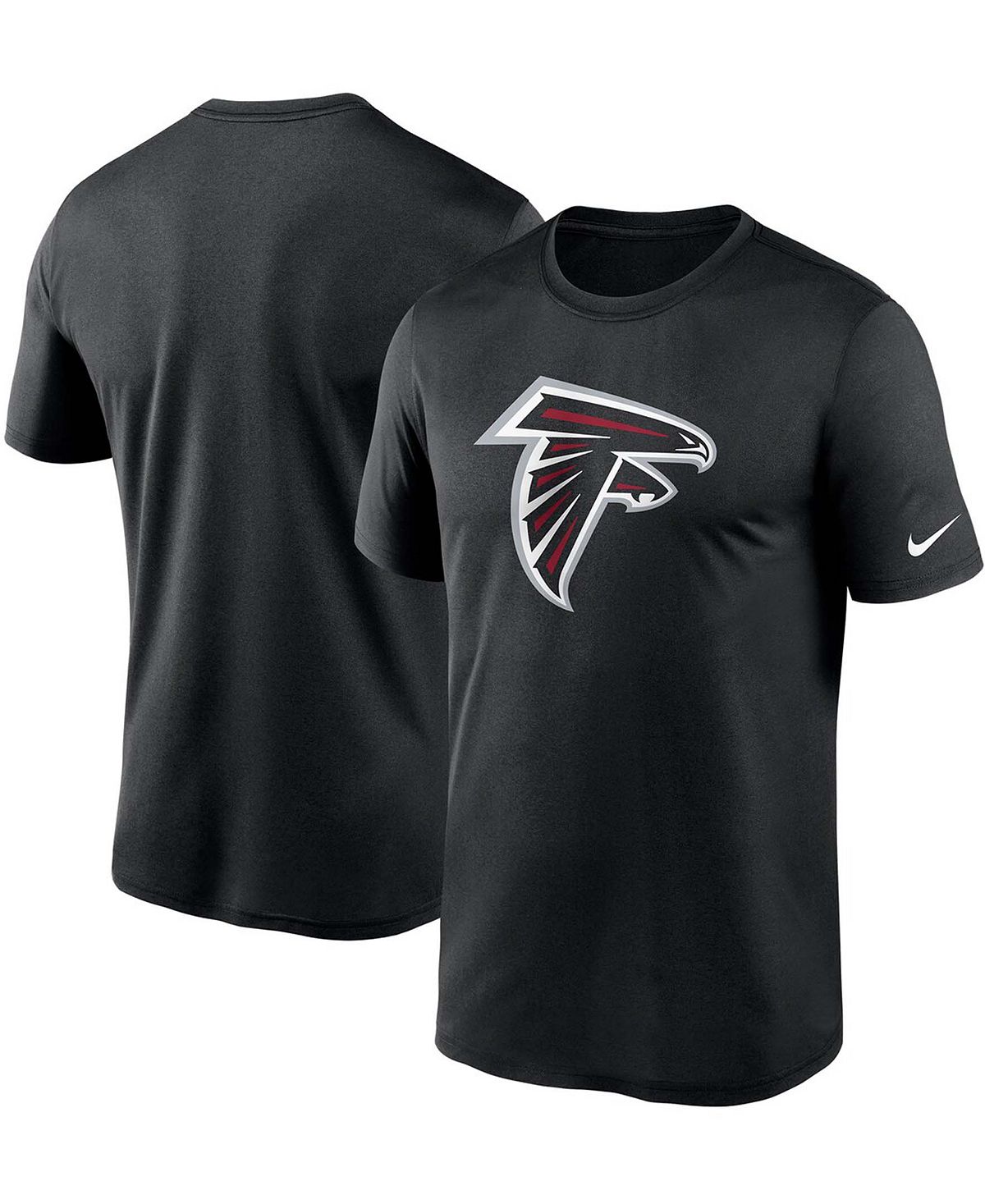 Мужская черная футболка с логотипом Big and Tall Atlanta Falcons Essential Legend Performance Nike
