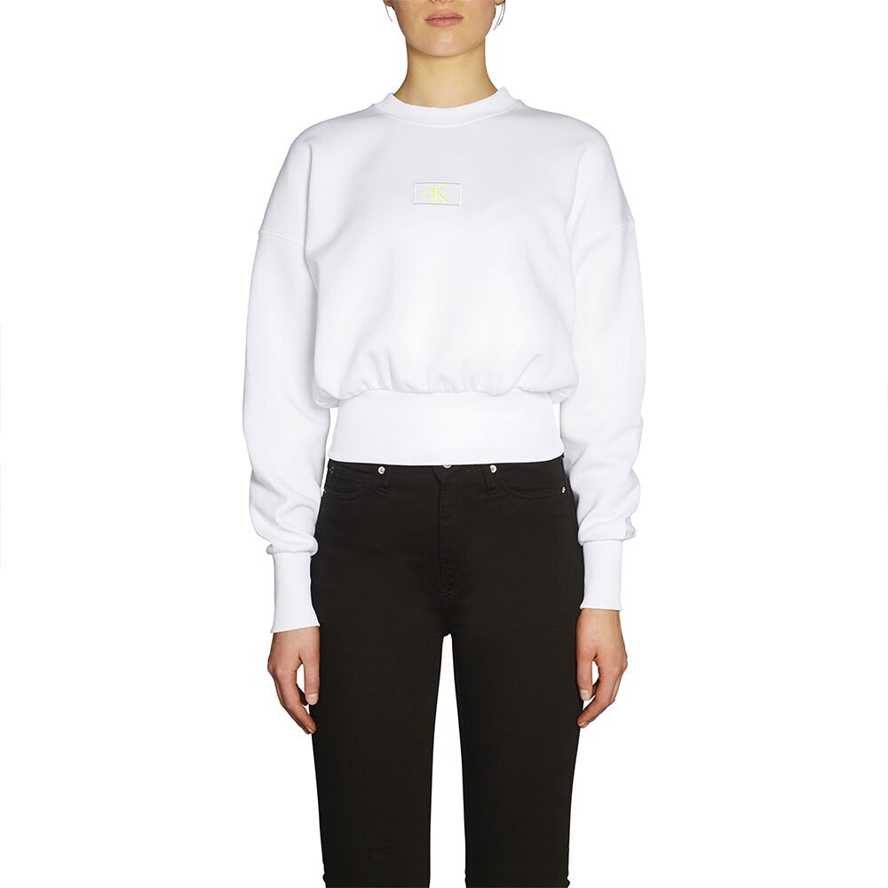 

Толстовка Calvin Klein Jeans Badge Interlock, белый