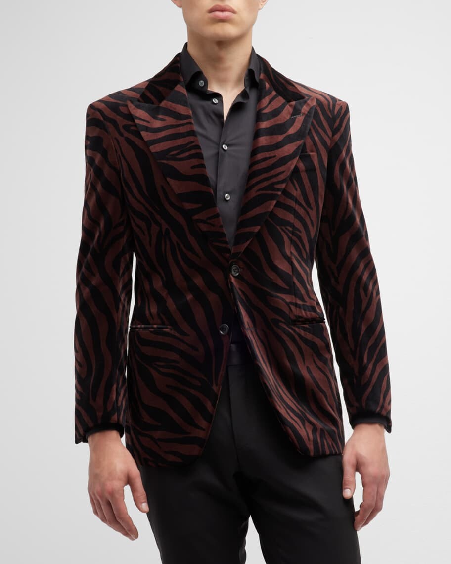 

Мужская вечерняя куртка Cooper Zebra TOM FORD, Черный