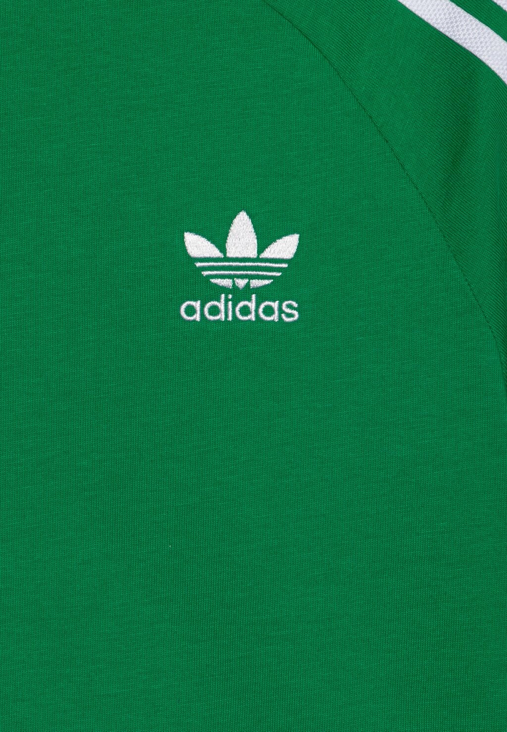

Футболка с набивным рисунком 3 Stripes Tee Junior Unisex adidas Originals, зеленая