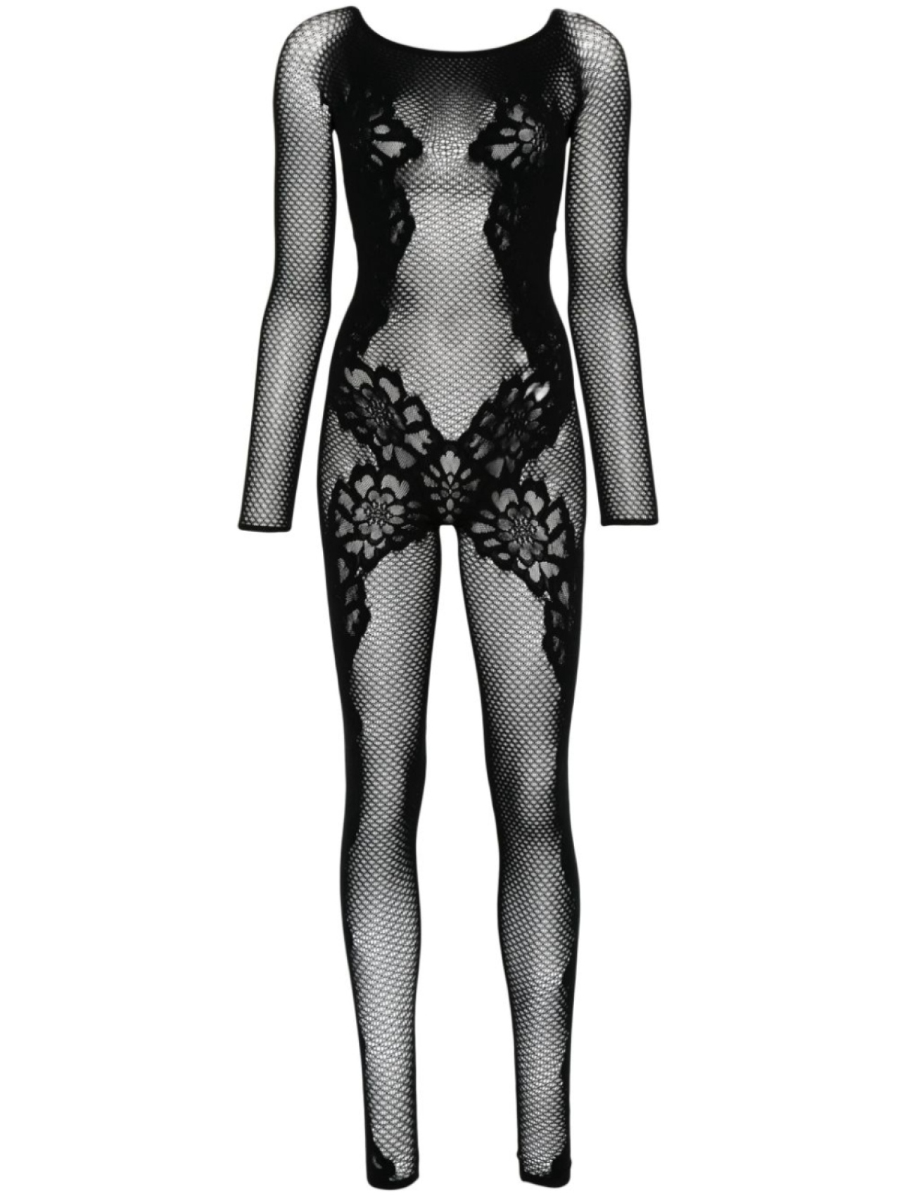 

Wolford комбинезон Lace Tattoo, черный