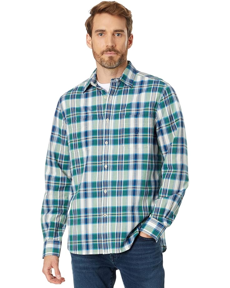 

Рубашка Nautica Plaid Shirt, цвет Marshmallow