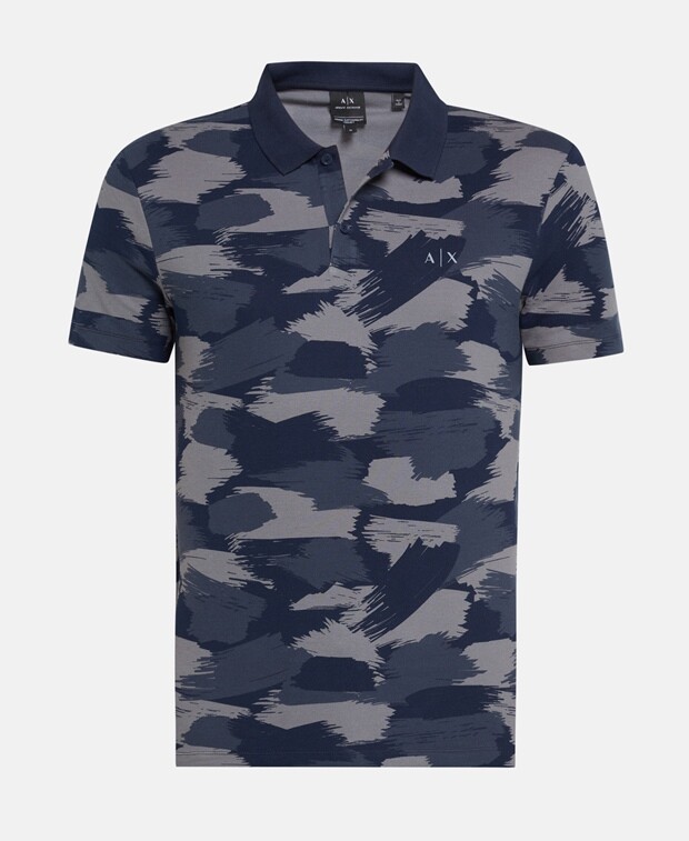 

Рубашка поло Armani Exchange, синий