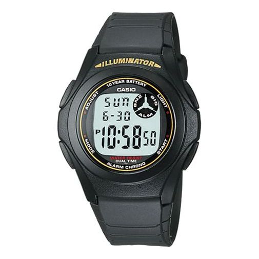 Часы CASIO Sports Quartz Waterproof Mens Black Digital, черный цена и фото