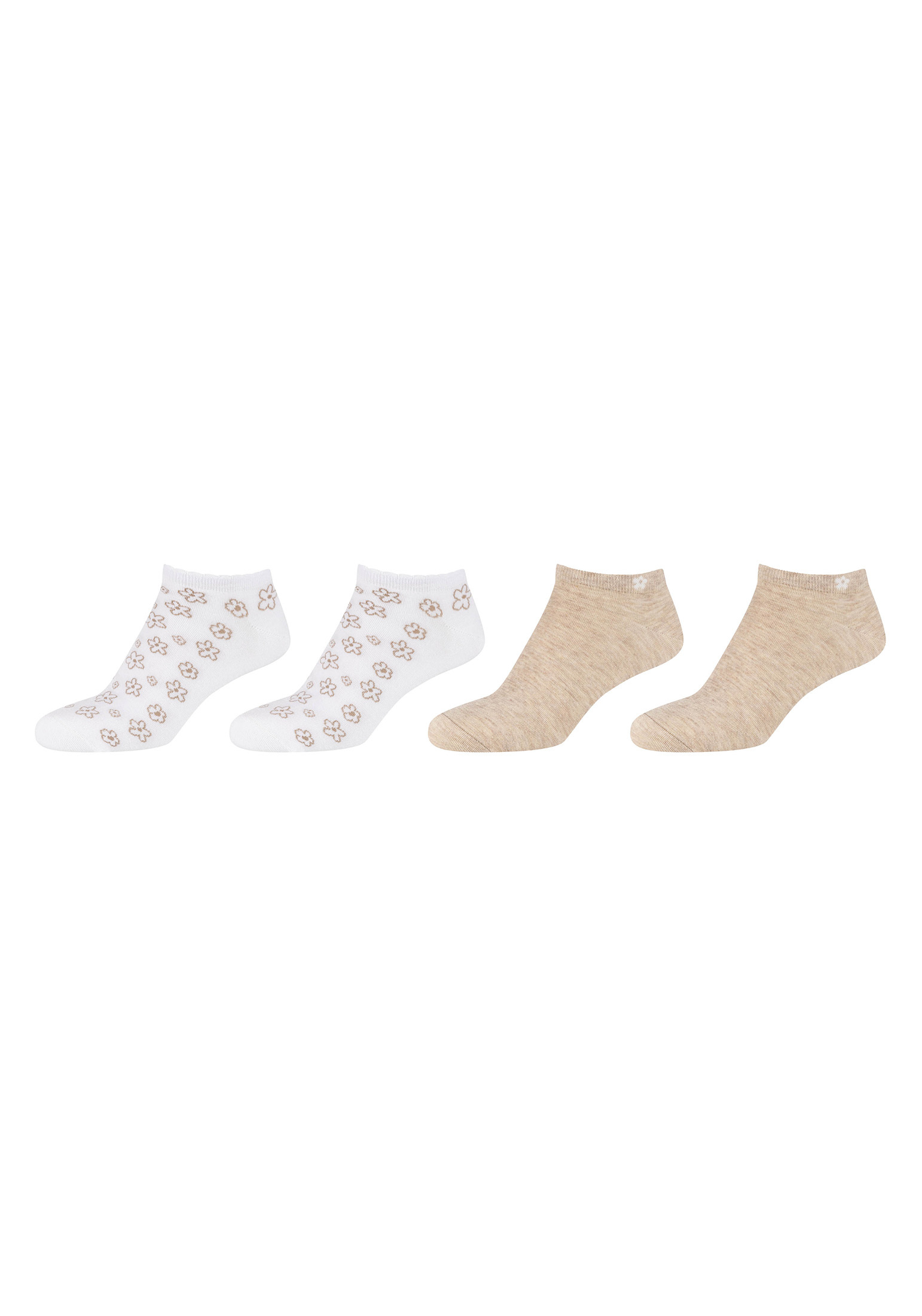 Носки camano Sneaker 4 шт silky touch, белый