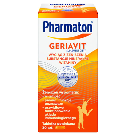 Фарматон Гериавит, пищевая добавка, 30 таблеток, покрытых оболочкой. Sanofi Aventis