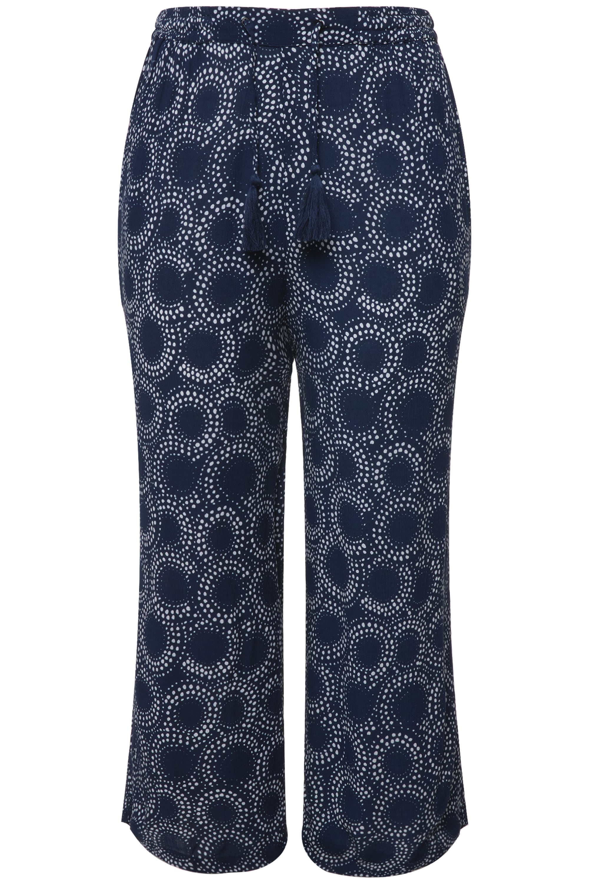 Тканевые брюки Ulla Popken Culotte, цвет tintenblau