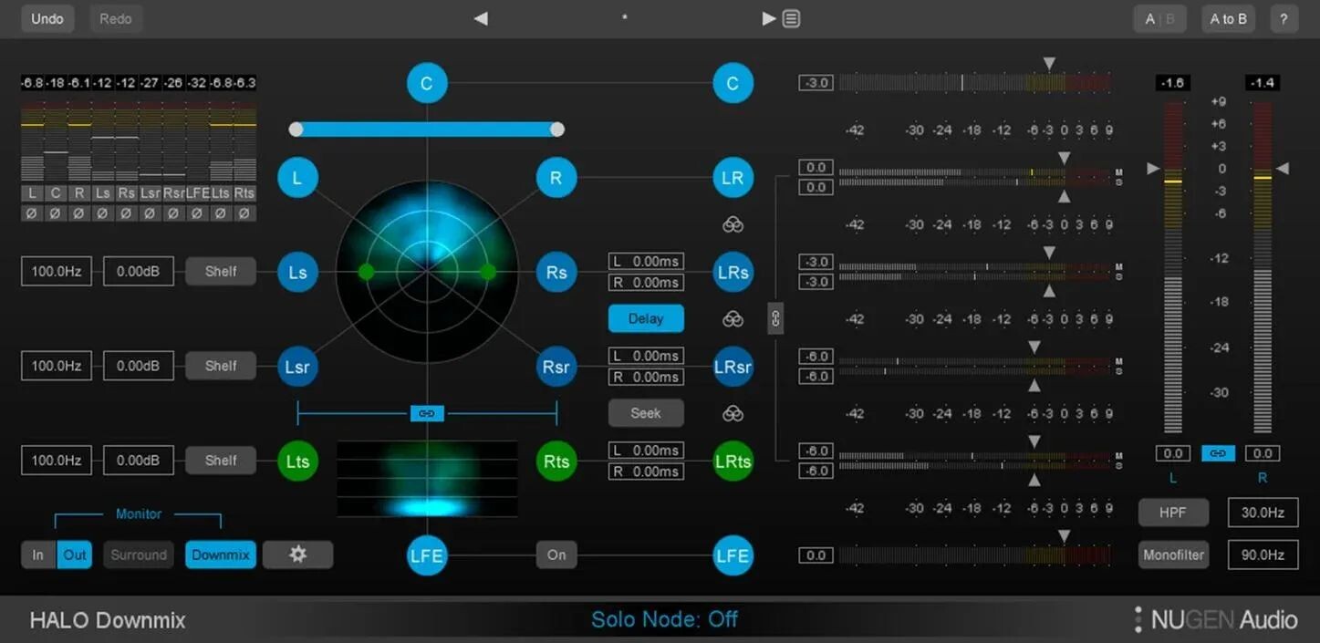 

Расширение NUGEN Audio 3D для Halo Downmix