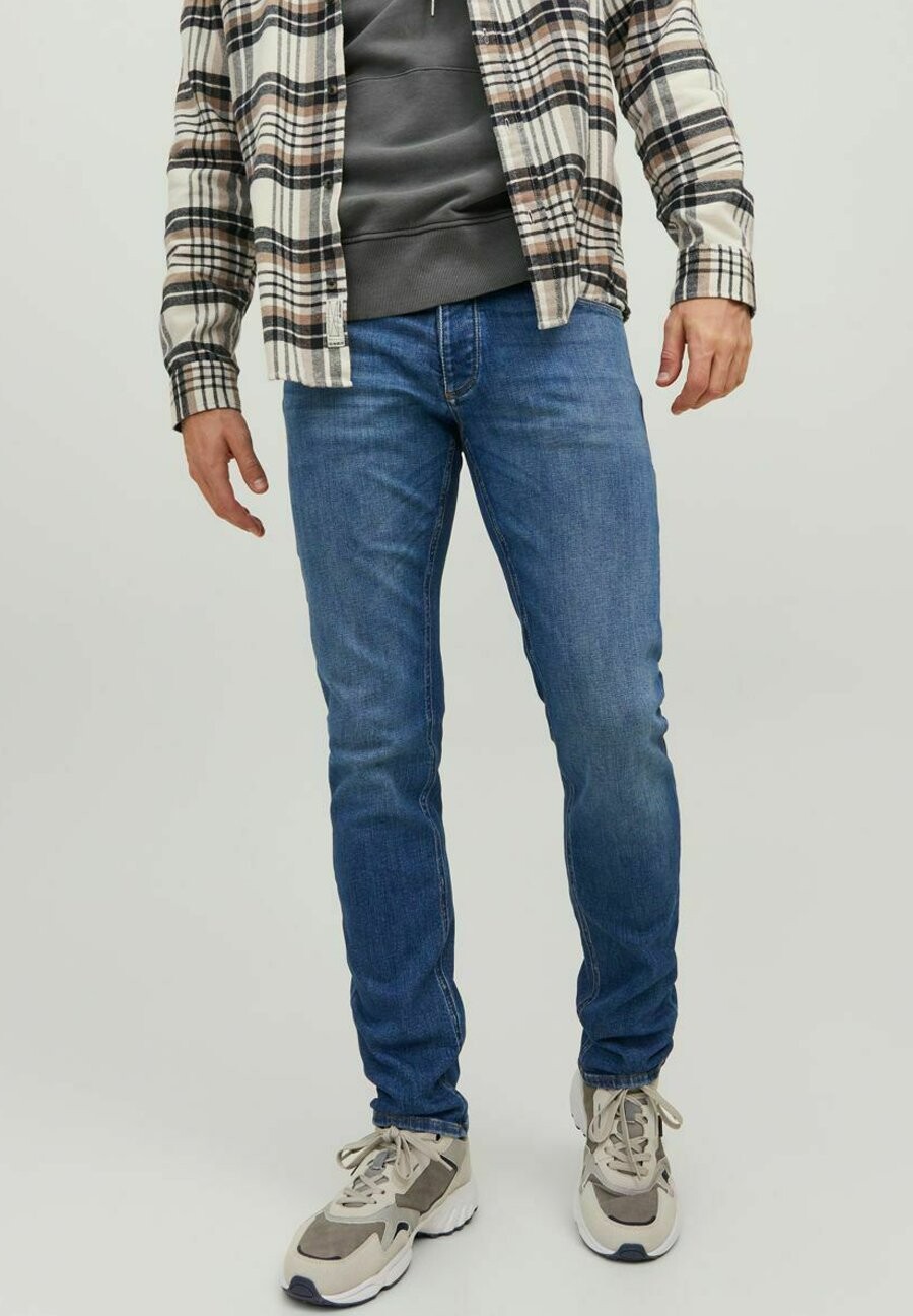 

Джинсы приталенного кроя LIAM EVAN Jack & Jones, синий деним