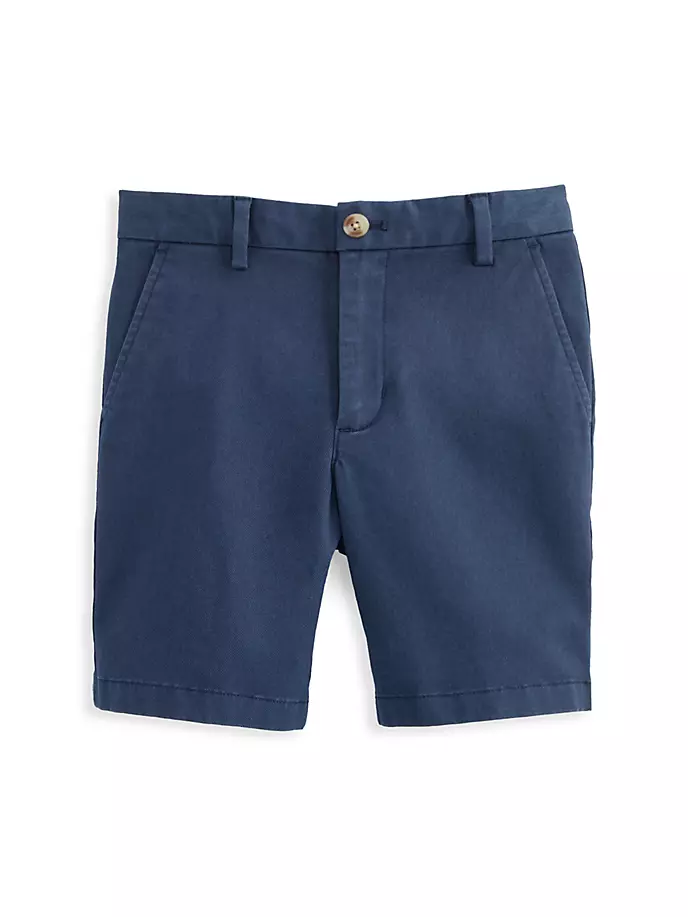 

Хлопковые эластичные шорты для маленьких мальчиков и мальчиков Vineyard Vines, темно-синий