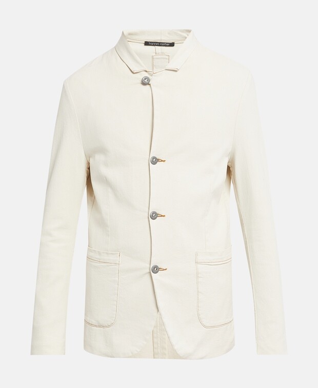 

Льняная куртка Hannes Roether, цвет Wool White