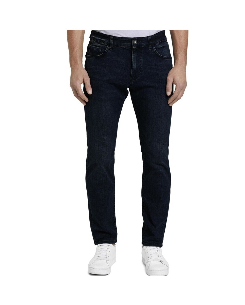 Темно-синие прямые мужские джинсы Marvin Tom Tailor