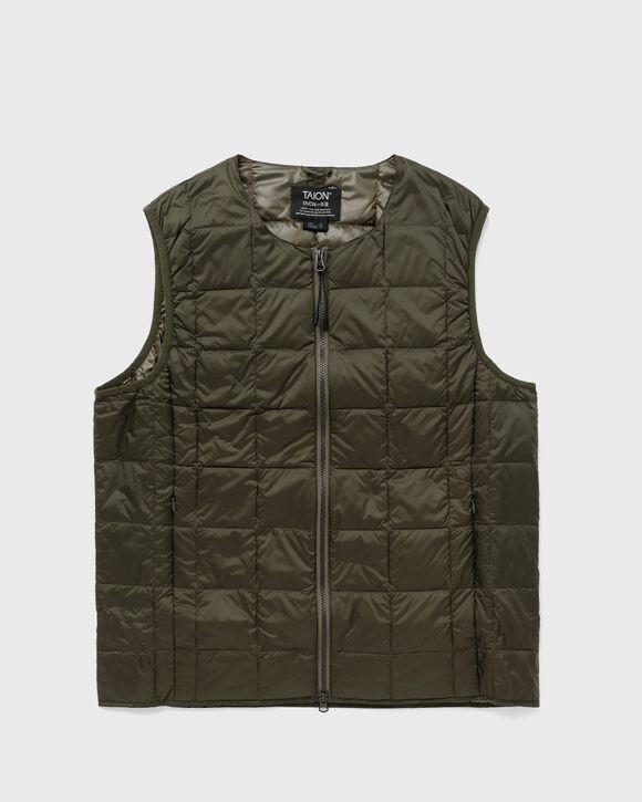 

Жилет Taion Crew-Neck W-Zip Down Vest, цвет d.olive