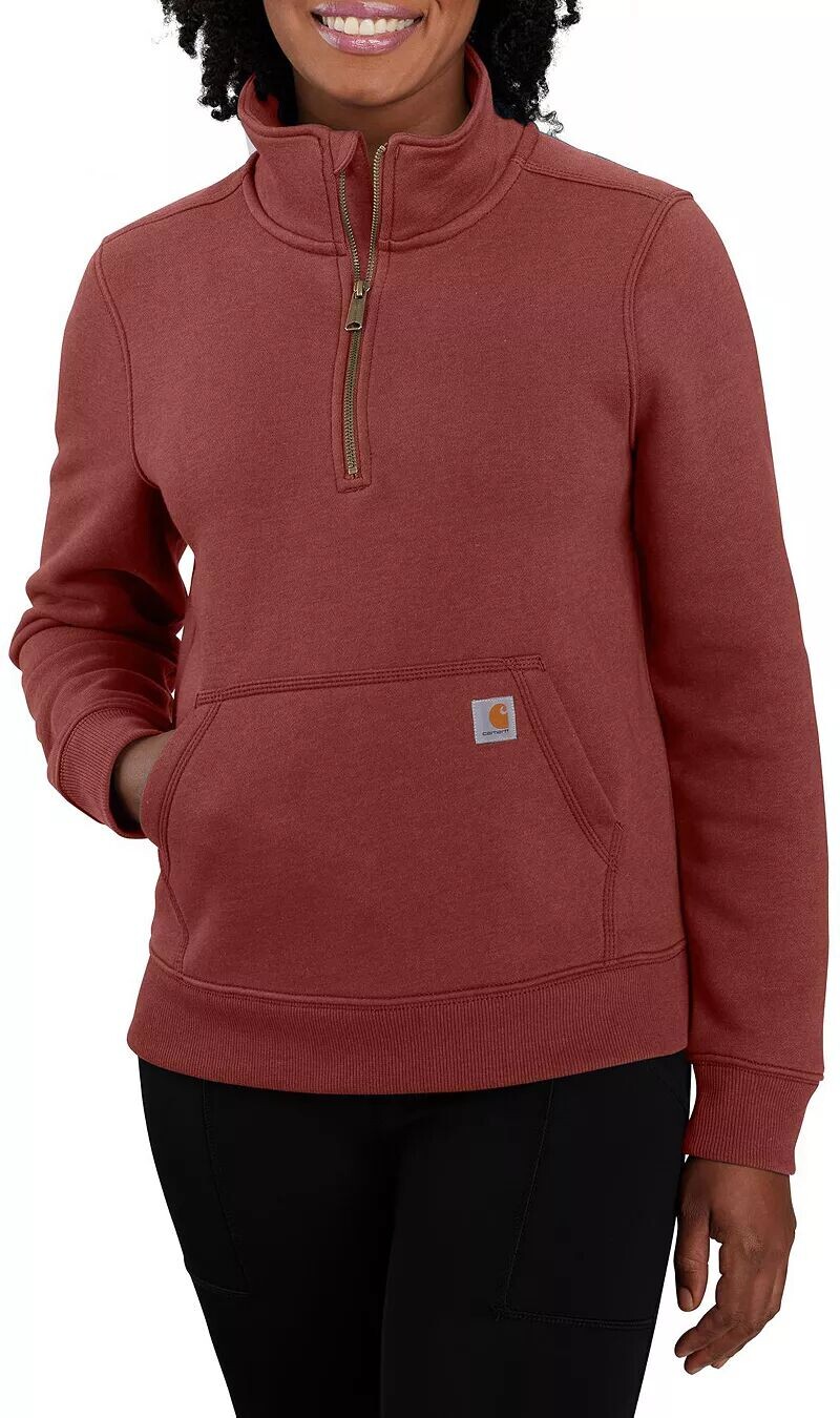 

Женский свитшот свободного кроя Carhartt средней плотности на молнии 1/4