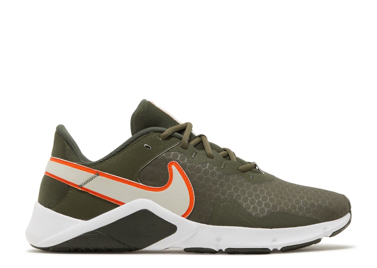 

Кроссовки Nike Legend Essential 2 'Cargo Khaki Safety Orange', зеленый