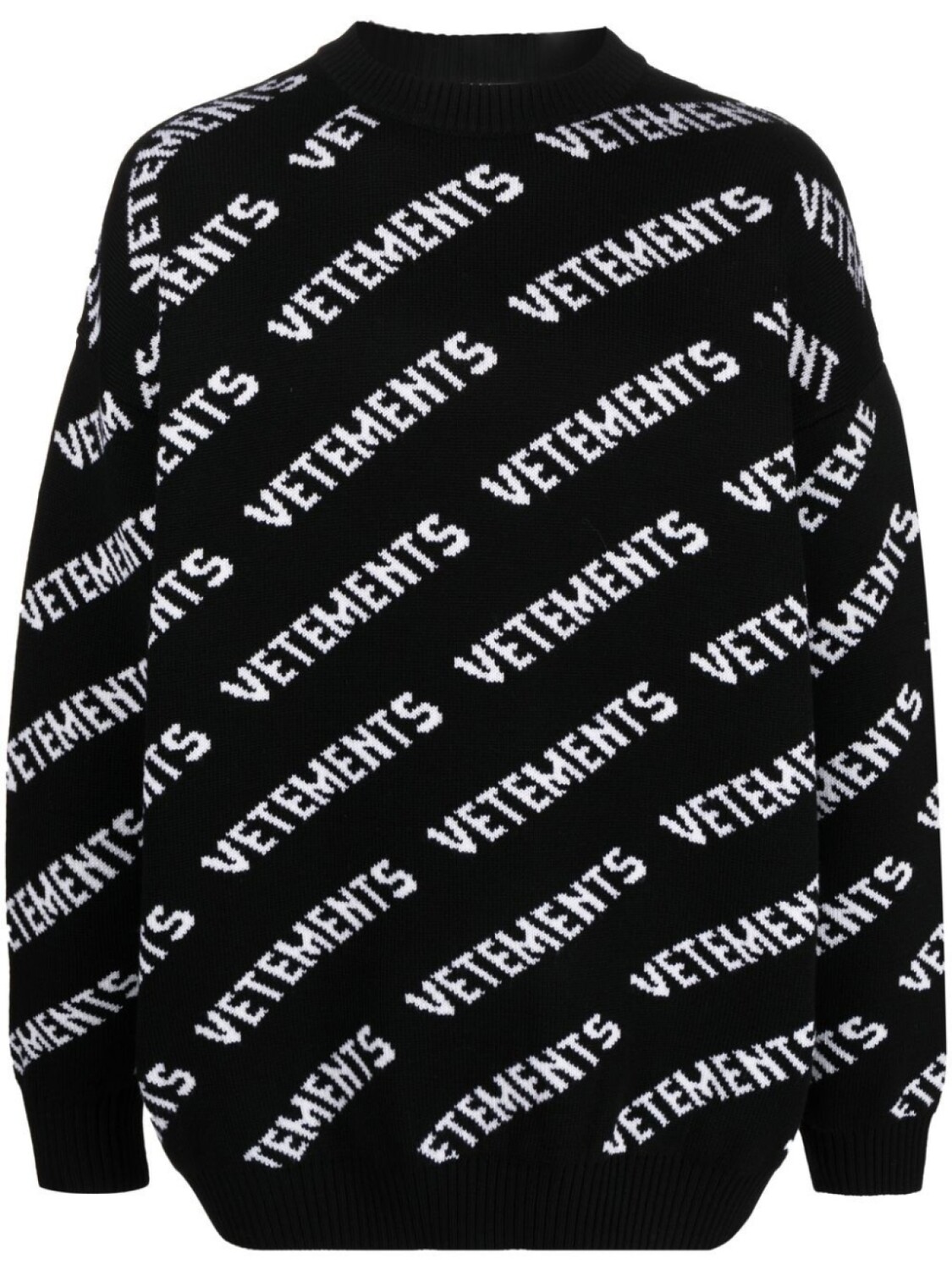 

VETEMENTS джемпер с логотипом, черный