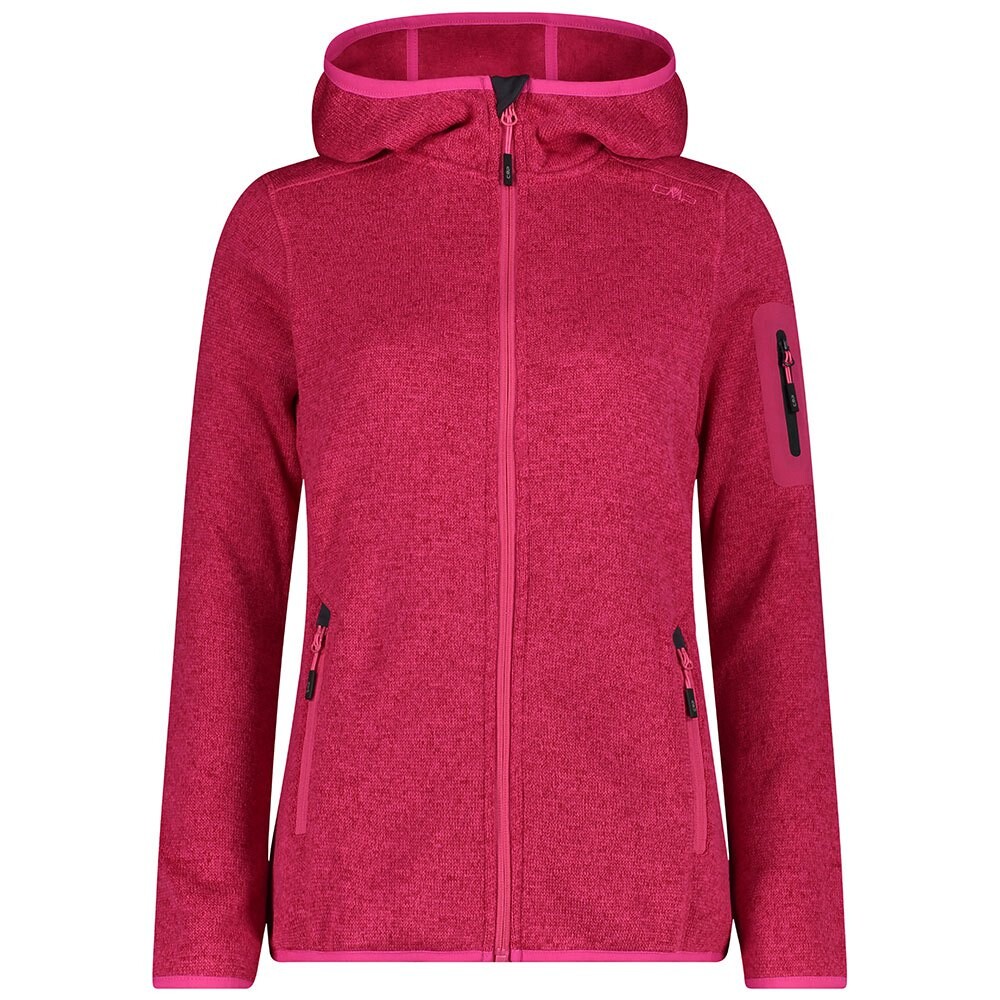 

Куртка CMP 3H19826 Hooded Fleece, розовый