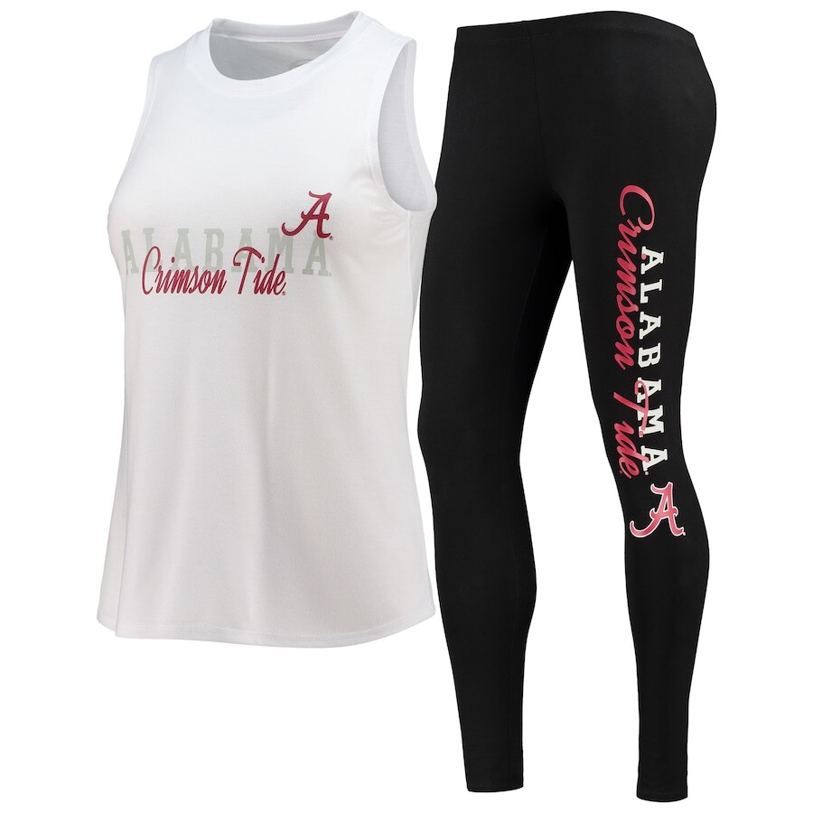 

Пижамный комплект Concepts Sport Alabama Crimson Tide, белый