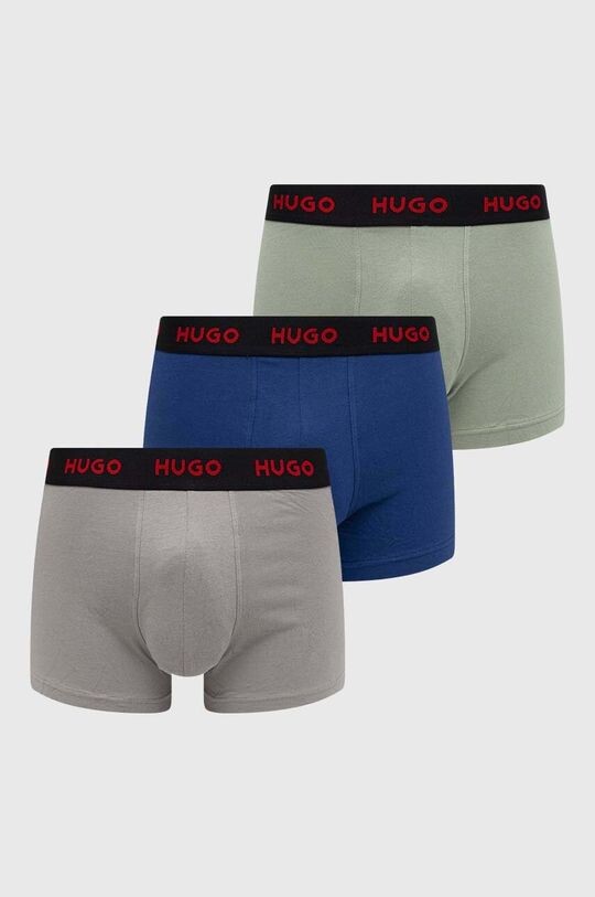 

3 упаковки боксеров Hugo, серый