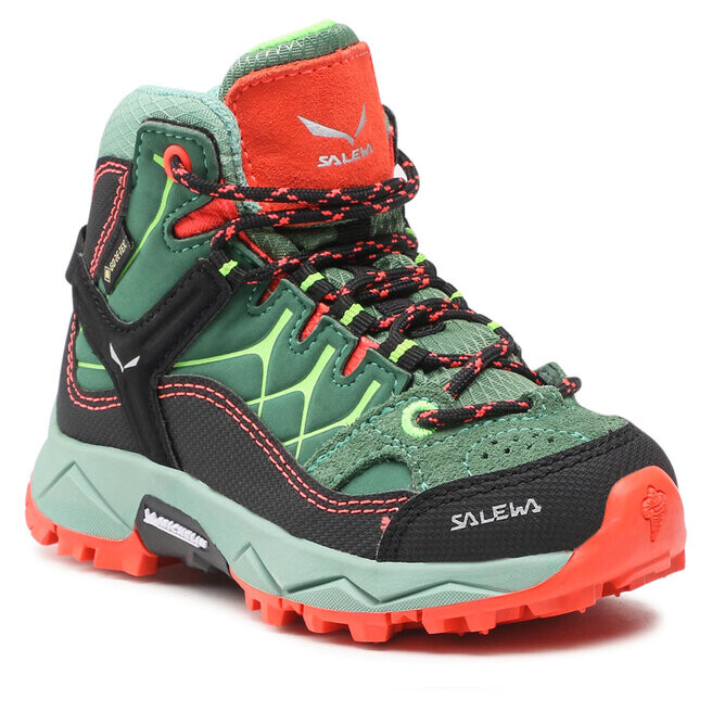 

Ботинки Salewa JrAlp Trainer, зеленый
