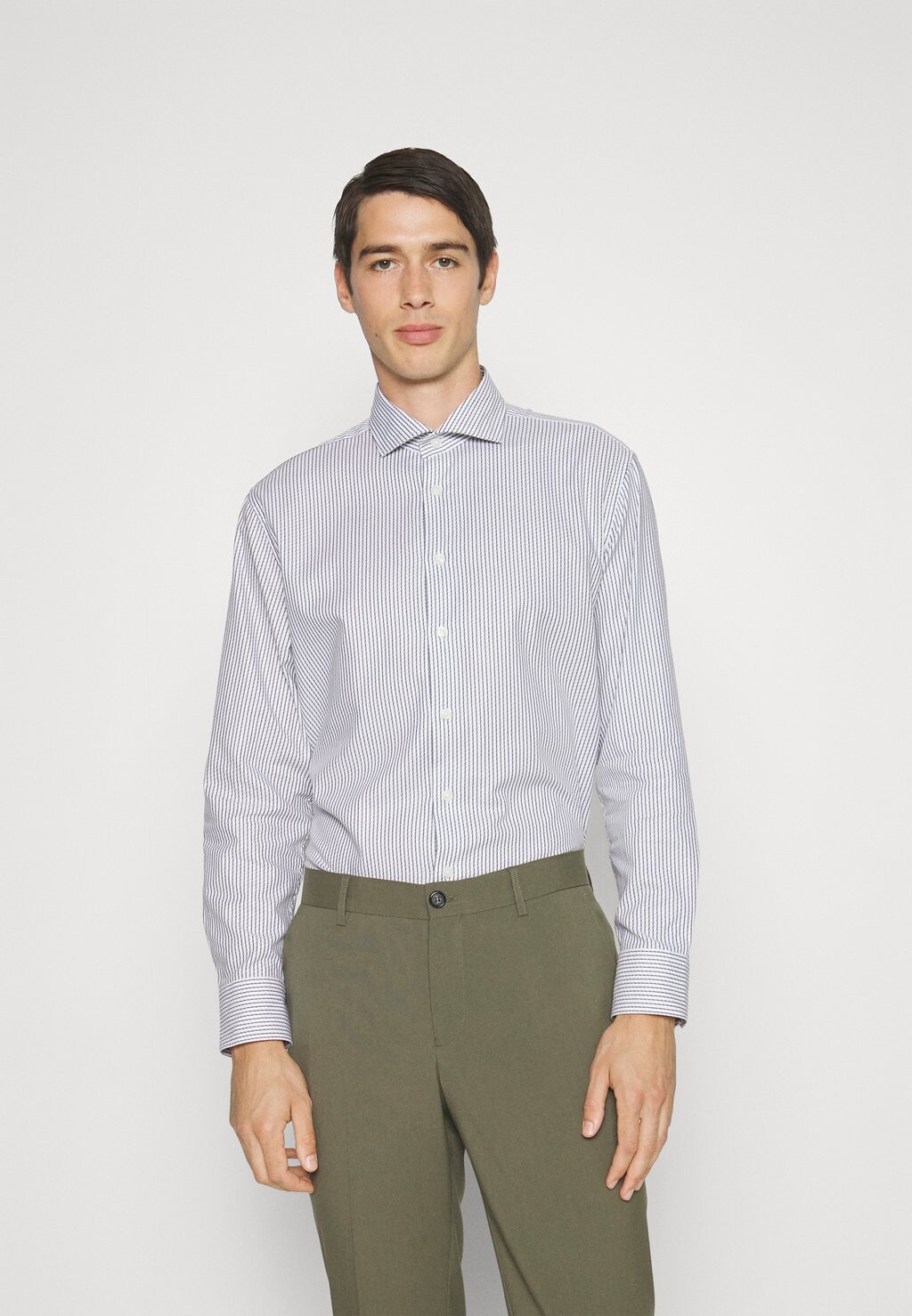 

Классическая рубашка Regbond-Milo Stripe Shirt Ls B Selected, цвет sky captain