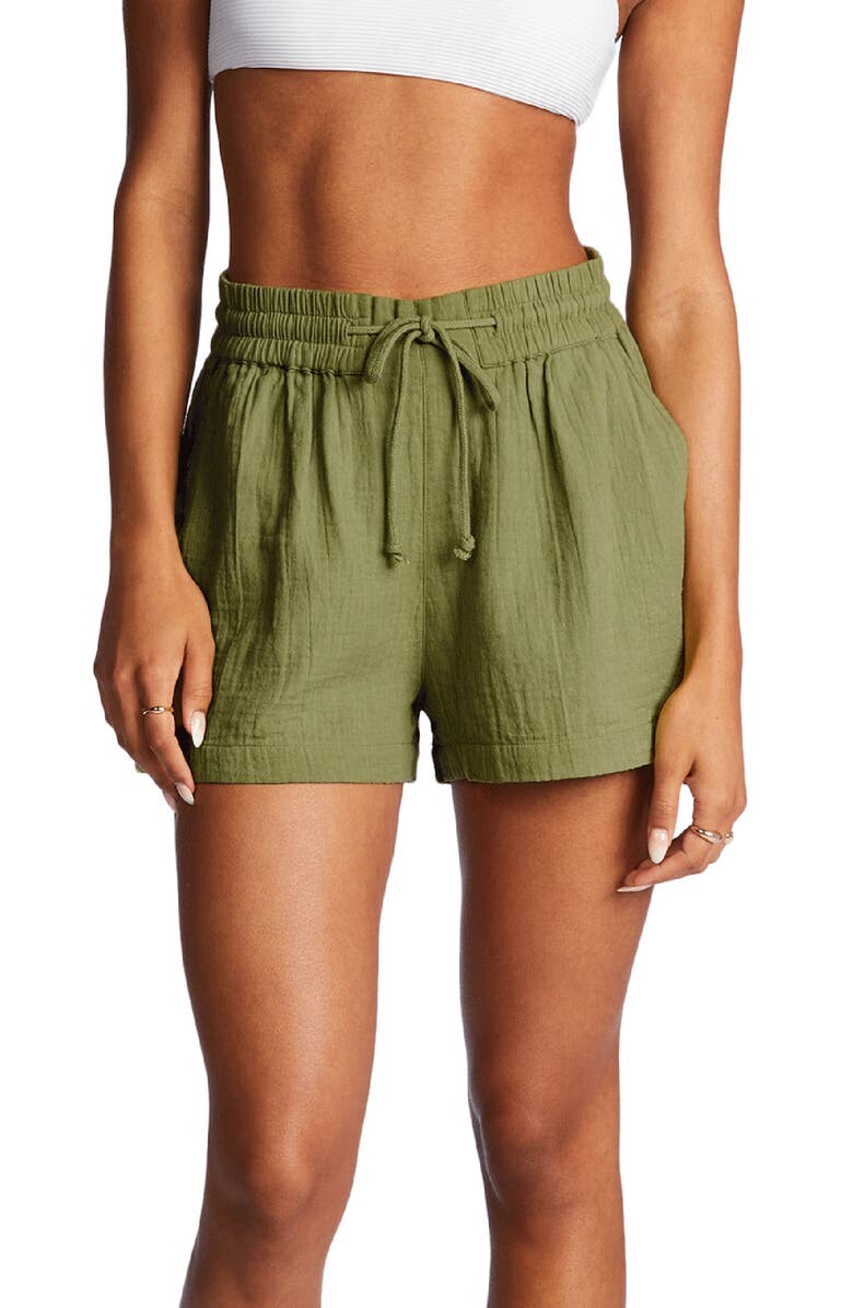 

Хлопковые шорты с завязками на талии BILLABONG
