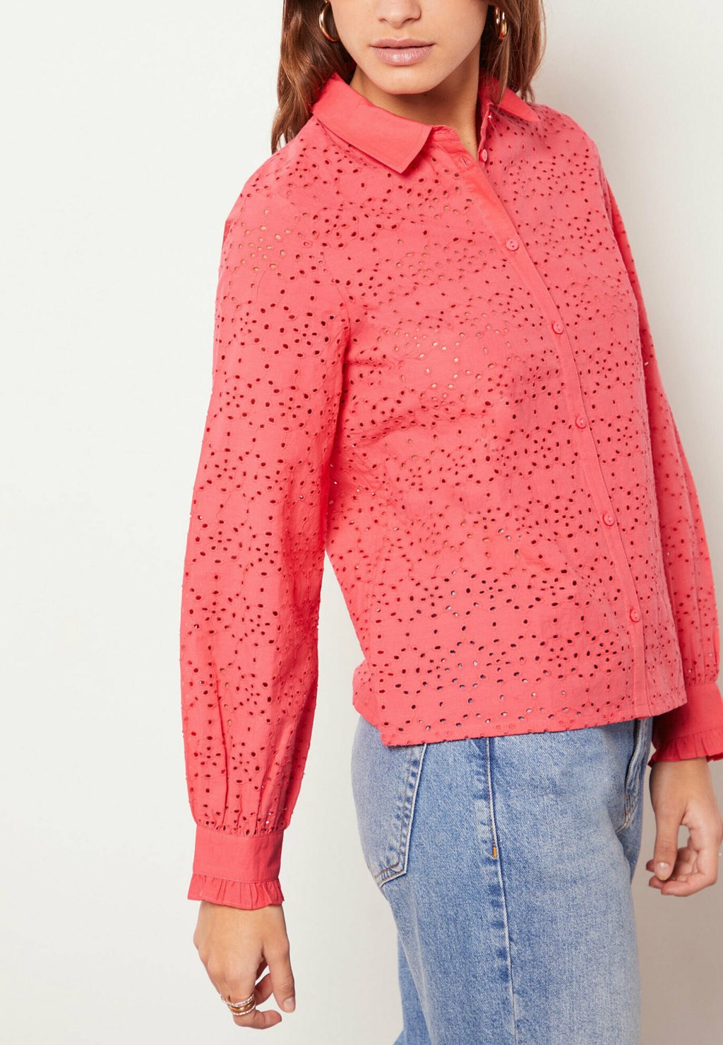 Блузка-рубашка Etam, цвет framboise