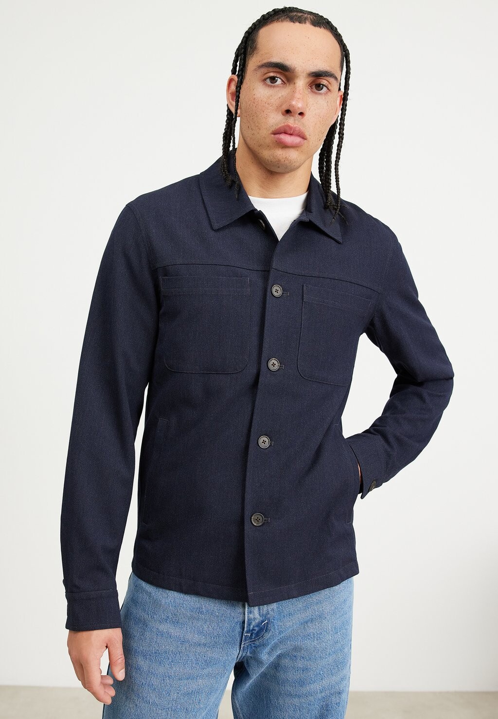 

Куртка летняя MARSEILLE HYBRID JACKET Les Deux, темно-синий
