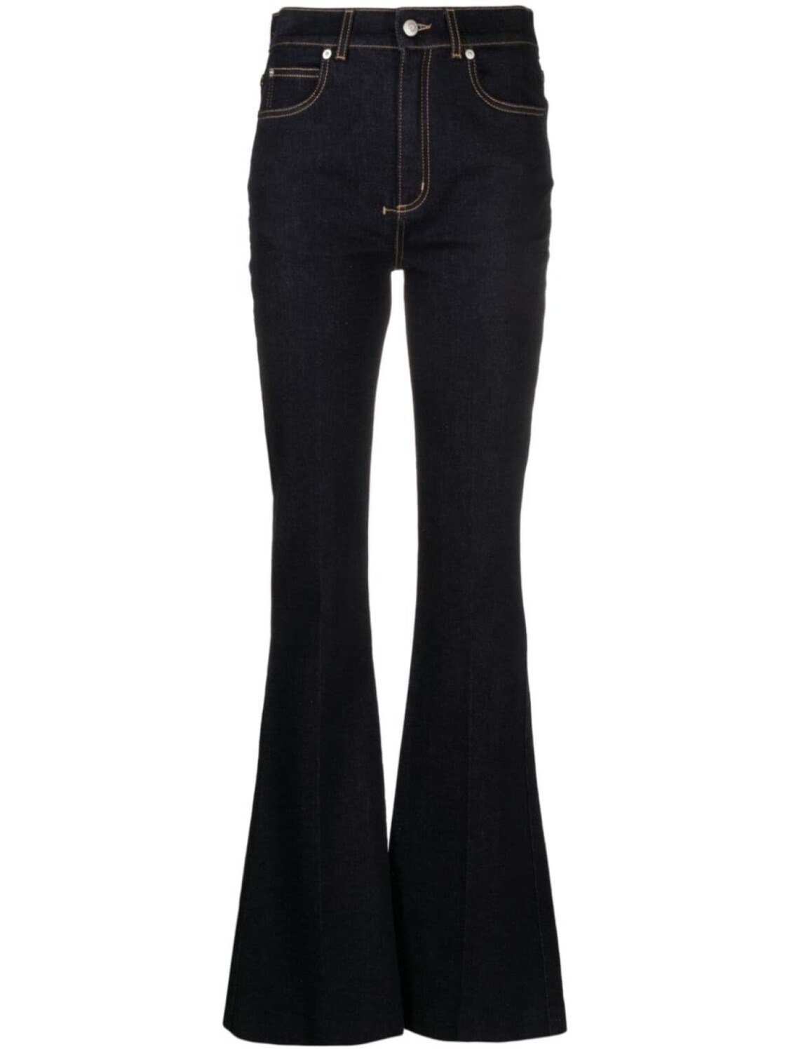

Alexander McQueen джинсы bootcut с завышенной талией, синий