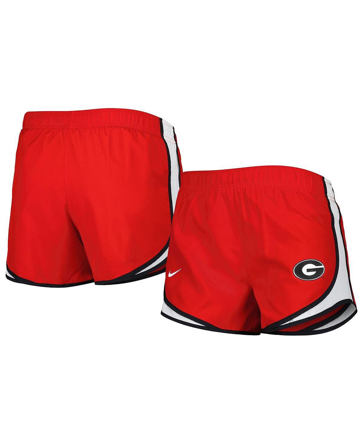 

Женские шорты Red Georgia Bulldogs Tempo Performance Nike, красный