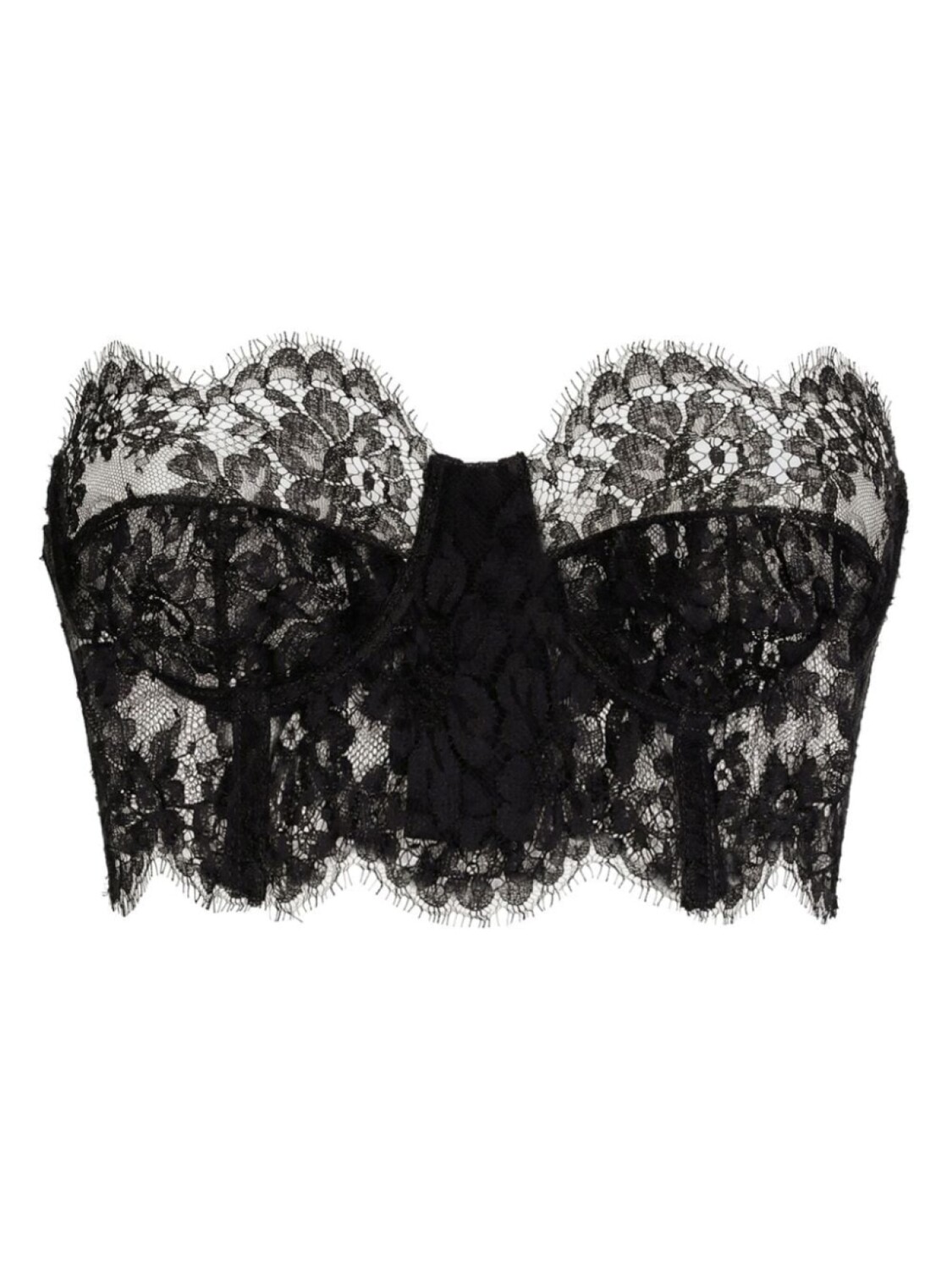

Dolce & Gabbana кружевной корсет с вырезом в форме сердца, черный