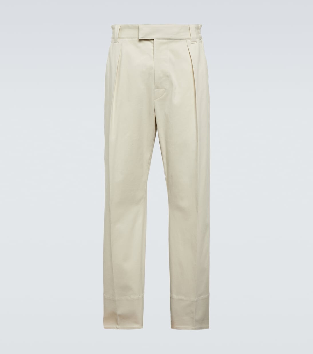 

Брюки reinga из габардина из смесового хлопка Loro Piana, бежевый