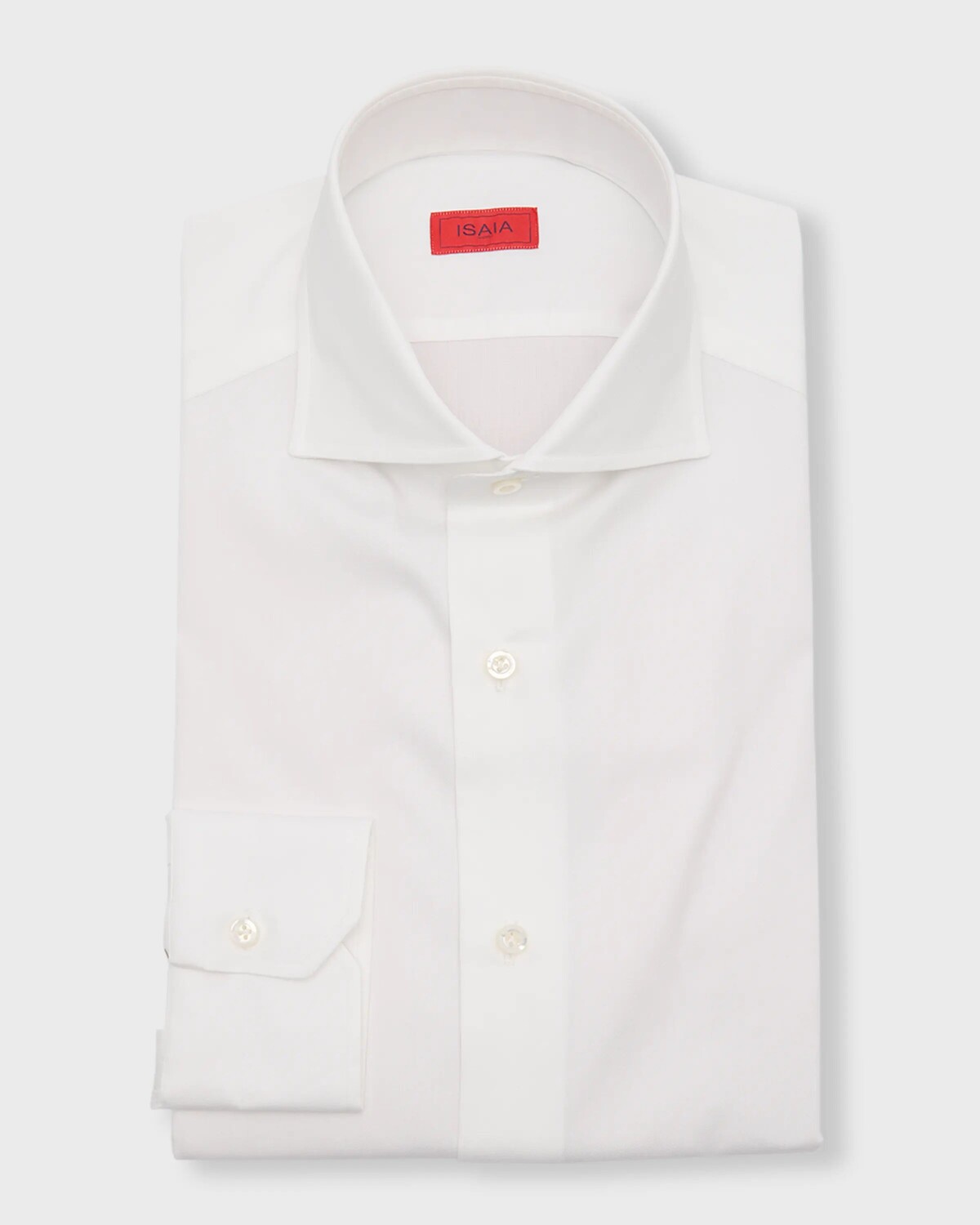 

Мужская хлопковая классическая рубашка Isaia, цвет White