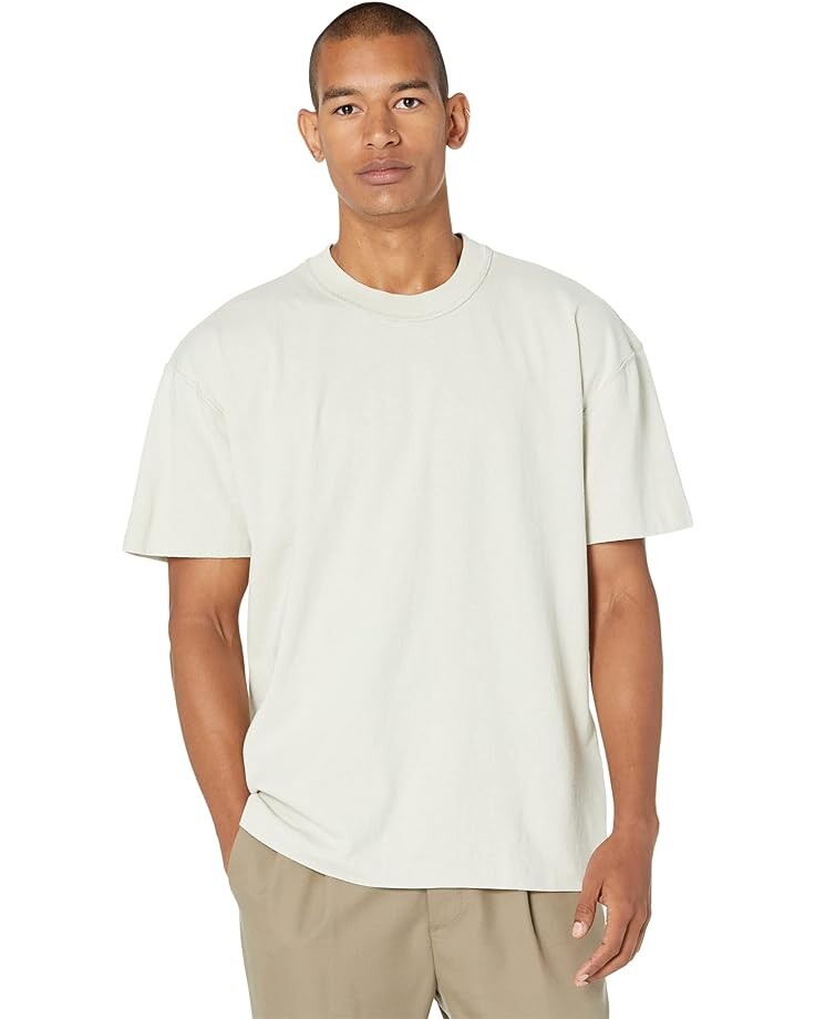 

Футболка AllSaints Isac Short, серый