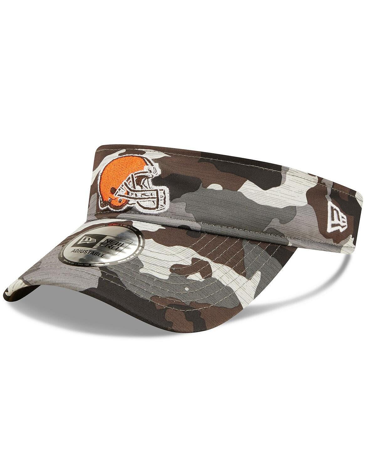 

Мужской камуфляж Cleveland Browns 2022, официальный регулируемый козырек тренировочного лагеря НФЛ New Era