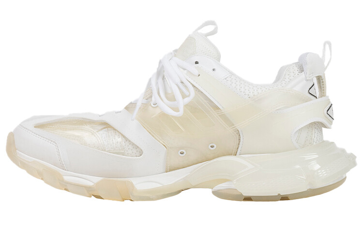 

Balenciaga WmnsTrack Низкие спортивные туфли с прозрачной подошвой, белые