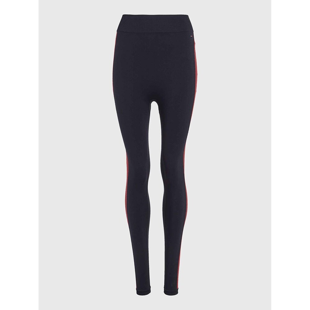 

Леггинсы Tommy Hilfiger Textured Gs High Waist, фиолетовый