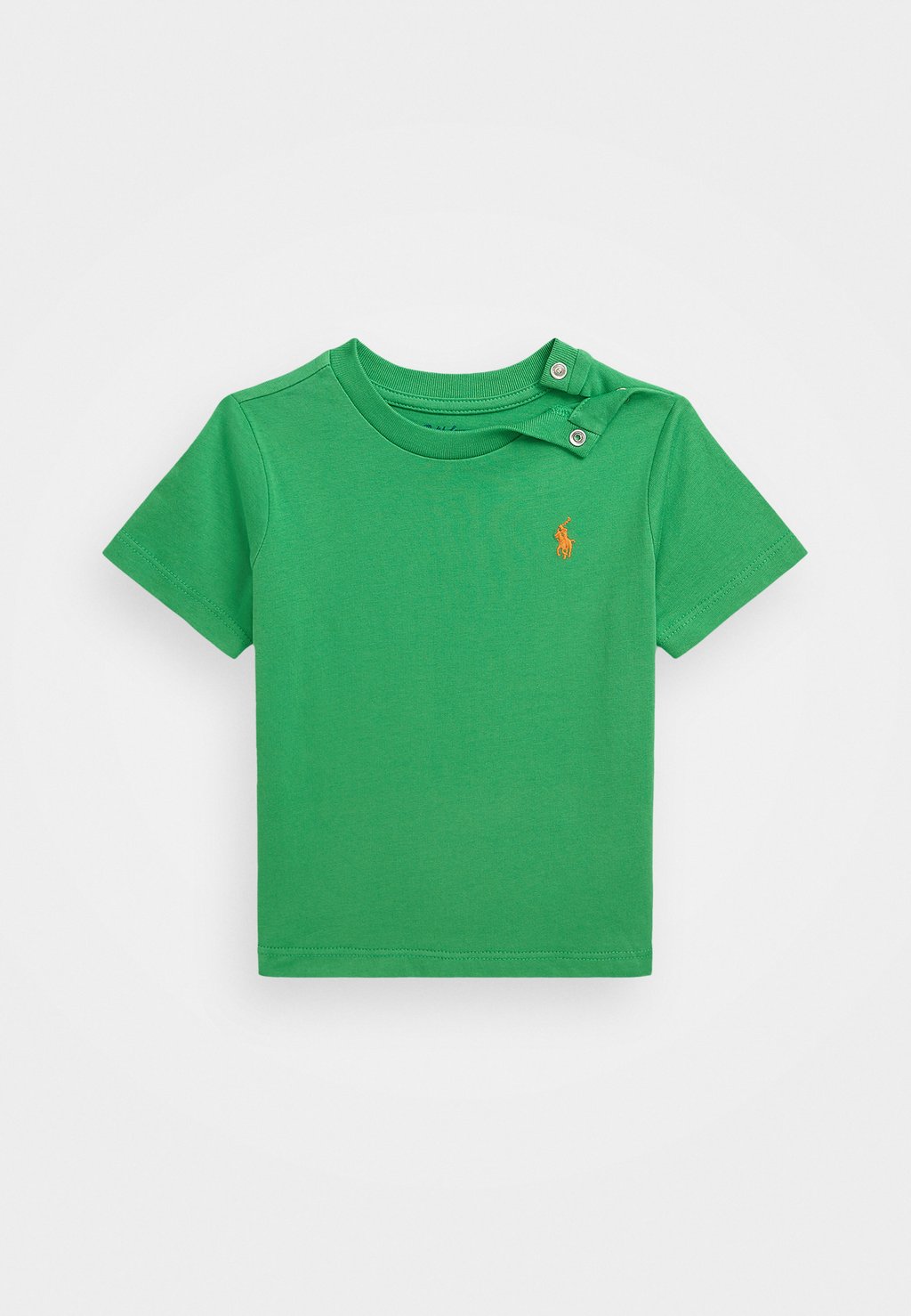 Футболка базовая BABY Polo Ralph Lauren, цвет preppy green футболка базовая lee цвет preppy blue