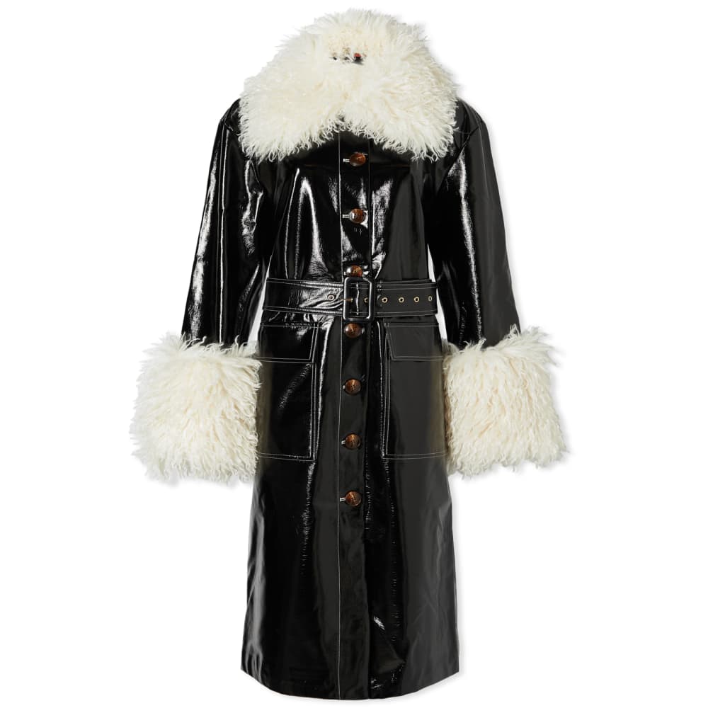цена Виниловое пальто Kitri Simone, черный