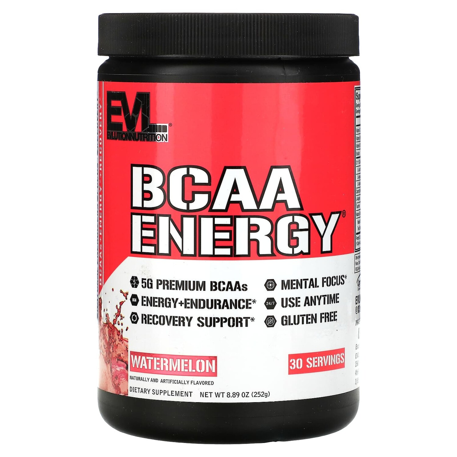 

BCAA ENERGY, арбуз, 252 г (8,89 унции), EVLution Nutrition