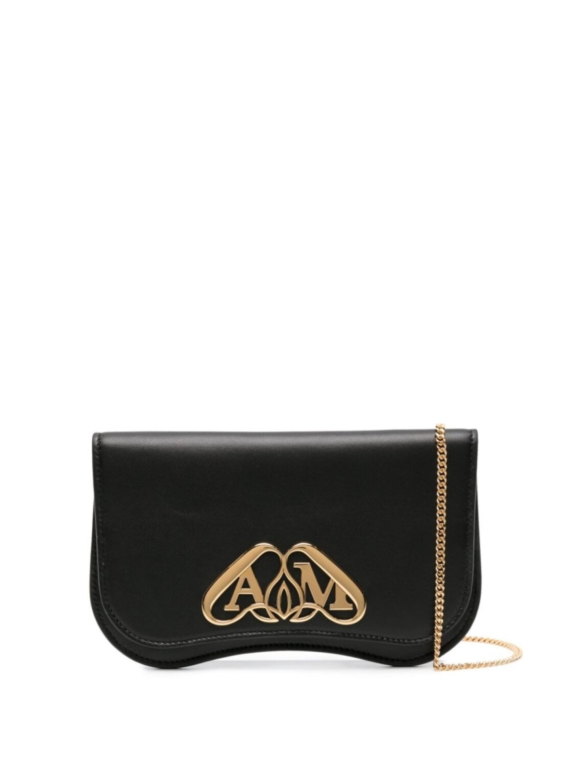 

Alexander McQueen мини-сумка The Seal, черный