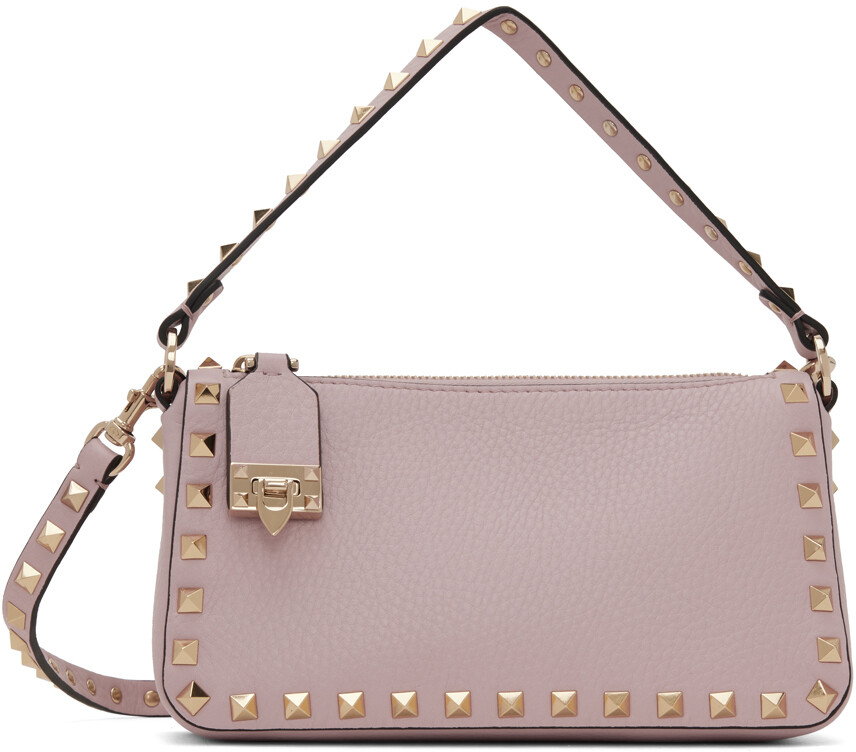 

Розовая маленькая сумка Rockstud Valentino Garavani