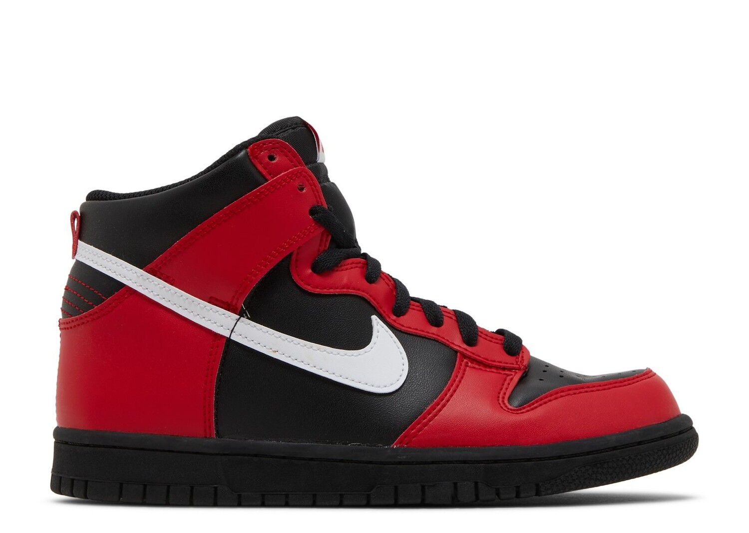 

Кроссовки Nike Dunk High Gs 'Black University Red', красный