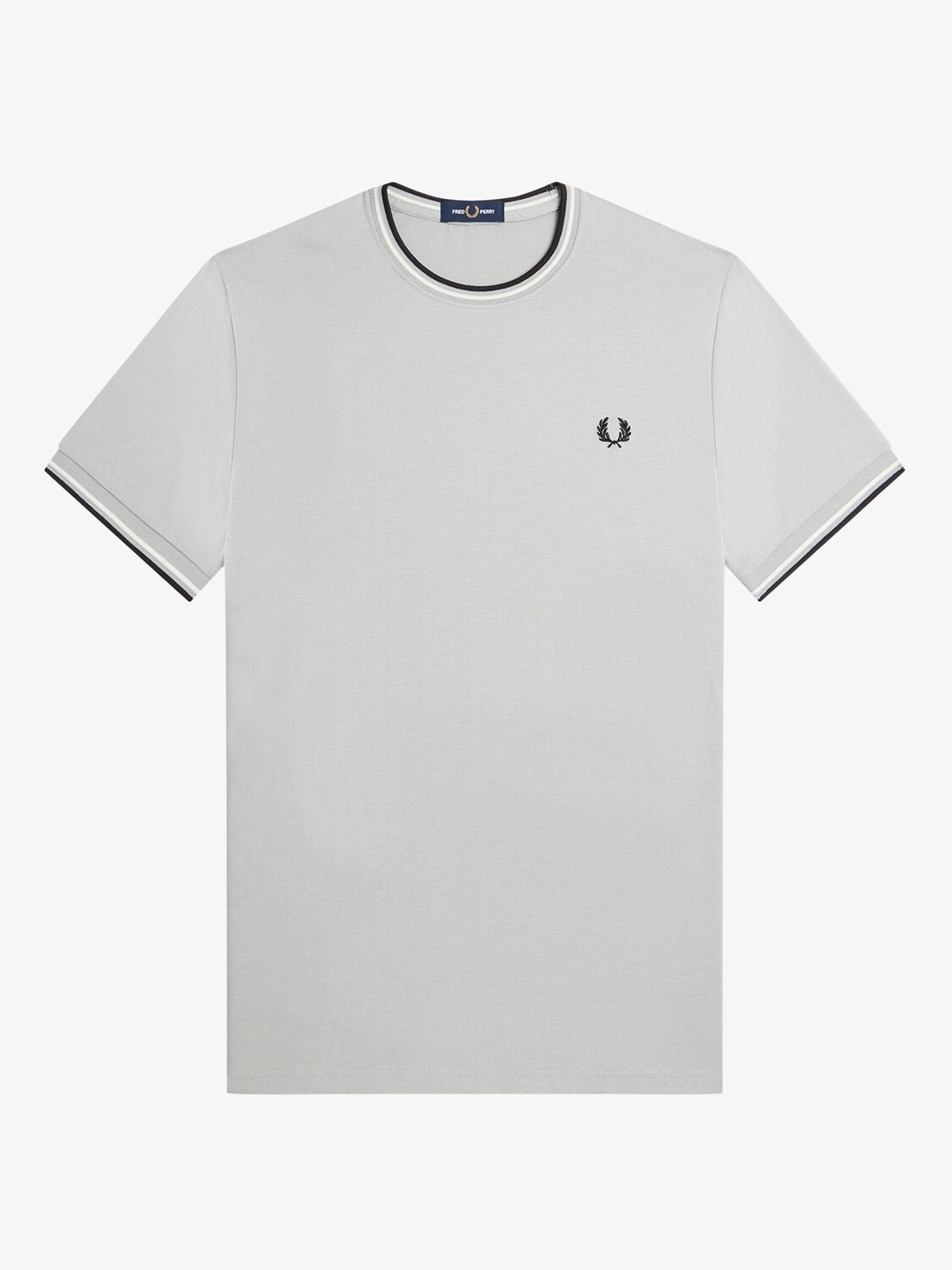 

Футболка Fred Perry с двойным носком, известняк
