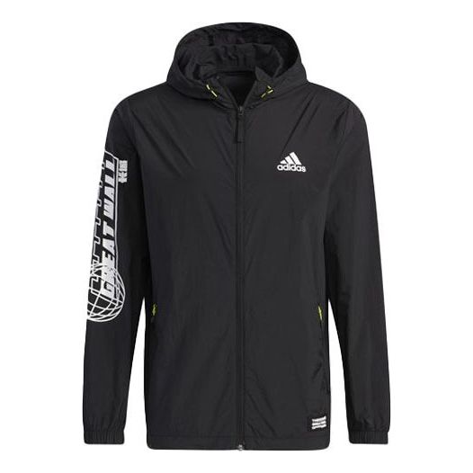 Куртка adidas Outdoor Athleisure Casual Sports Hooded Jacket Black, черный
