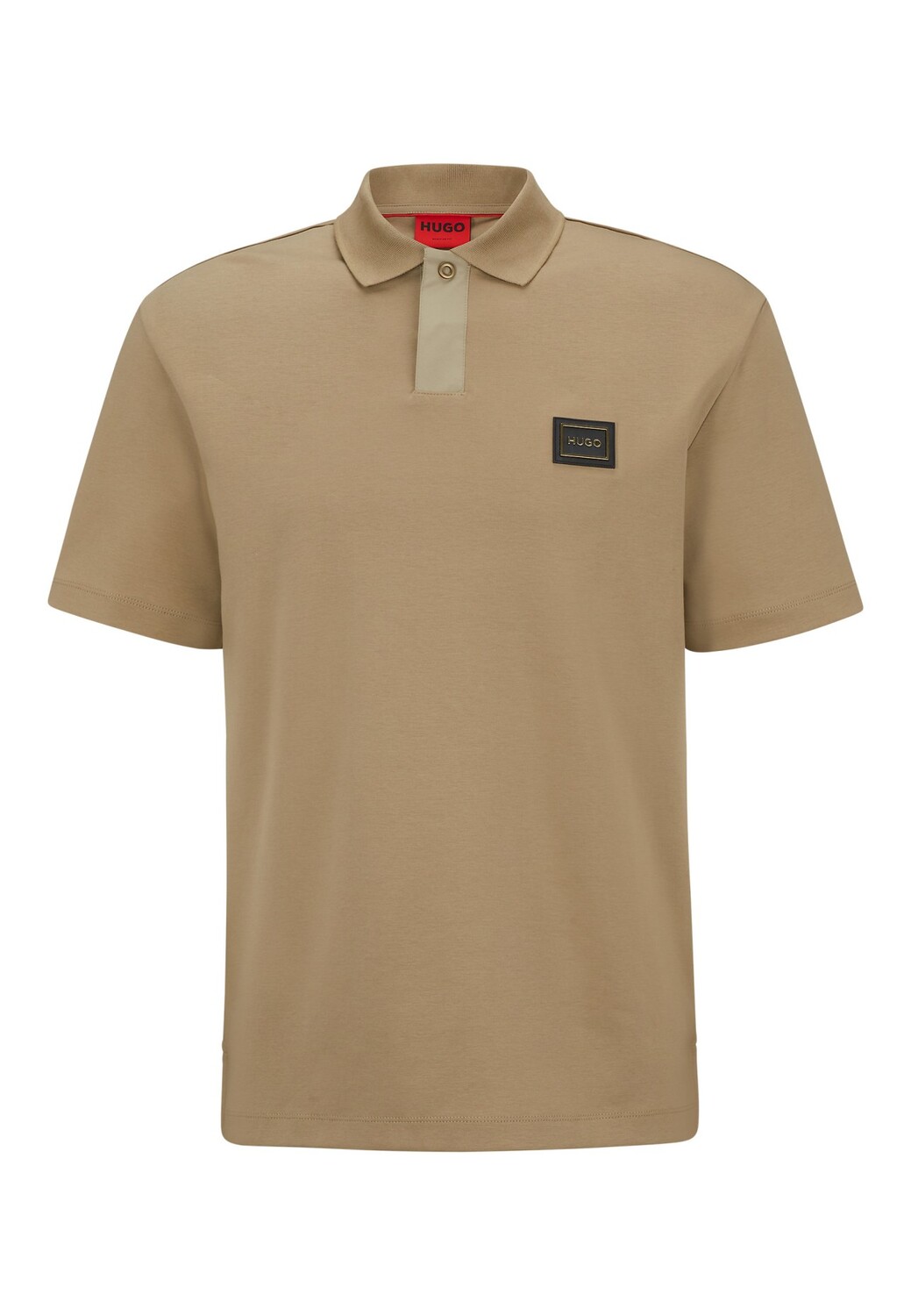 

Рубашка поло HUGO DAGROS Regular Fit, бежевый
