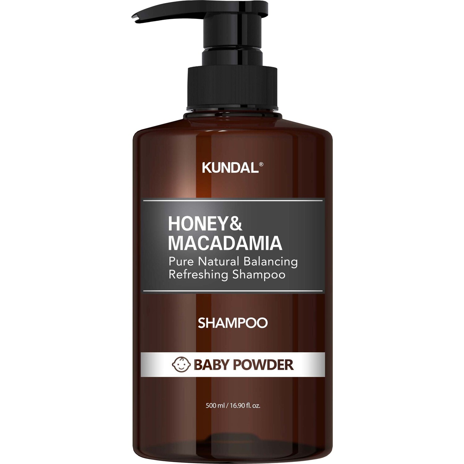 

Шампунь для волос детская присыпка Kundal Honey & Macadamia, 500 мл