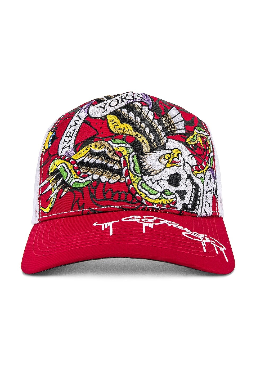 

Кепка Ed Hardy Nyc Eagle, цвет Cherry & White